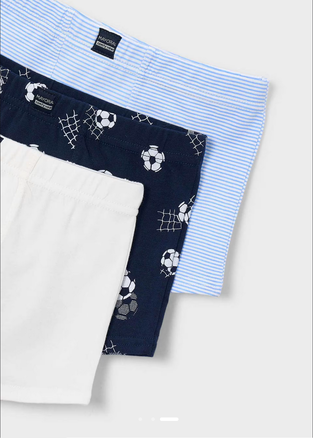 Mayoral 3 Pack Boxers - Navy