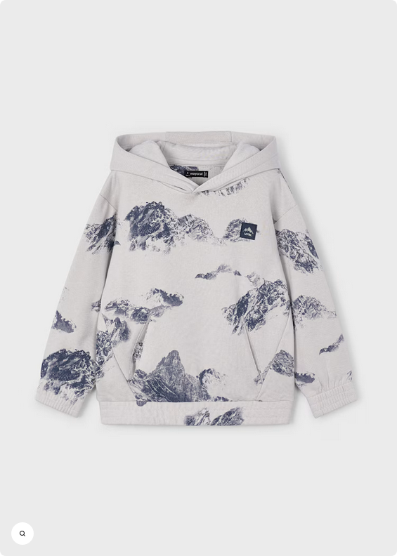 Print Pullover Hoodie