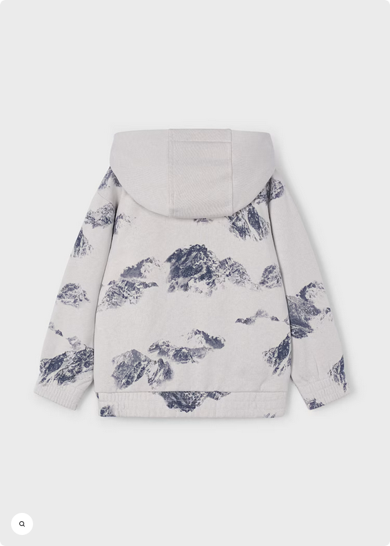 Print Pullover Hoodie