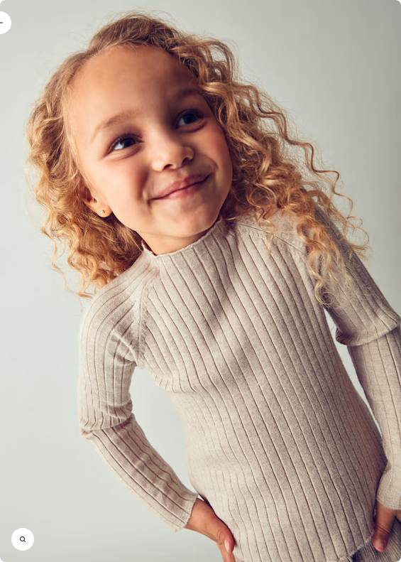 Mock Neck Knit Sweater
