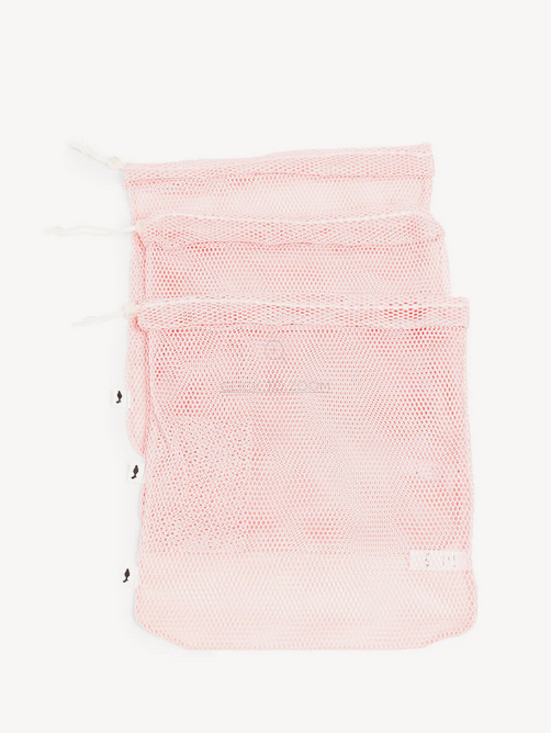 Drawstring Mesh Bag (3 pack) - Various Colors