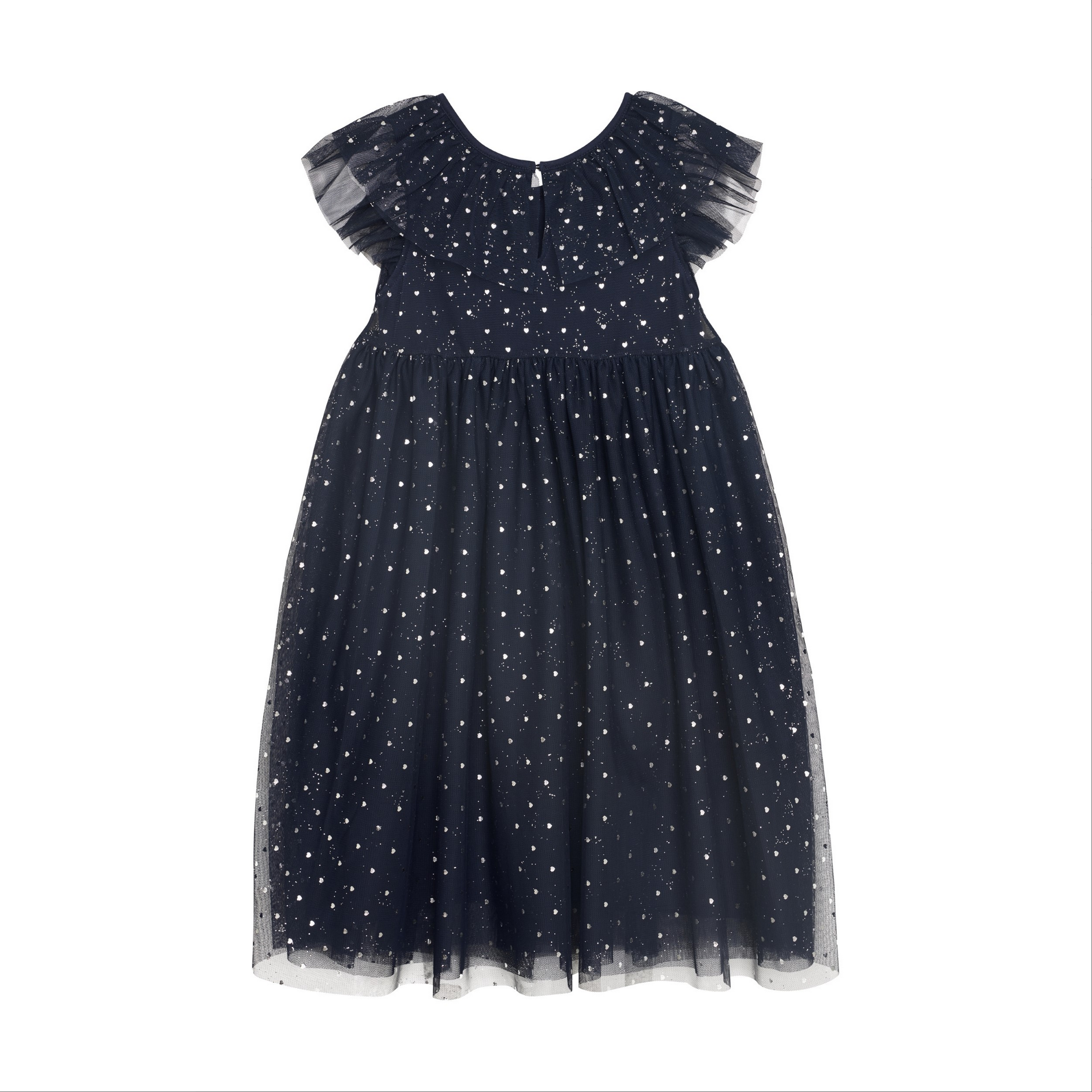 Navy Heart Dress Youth