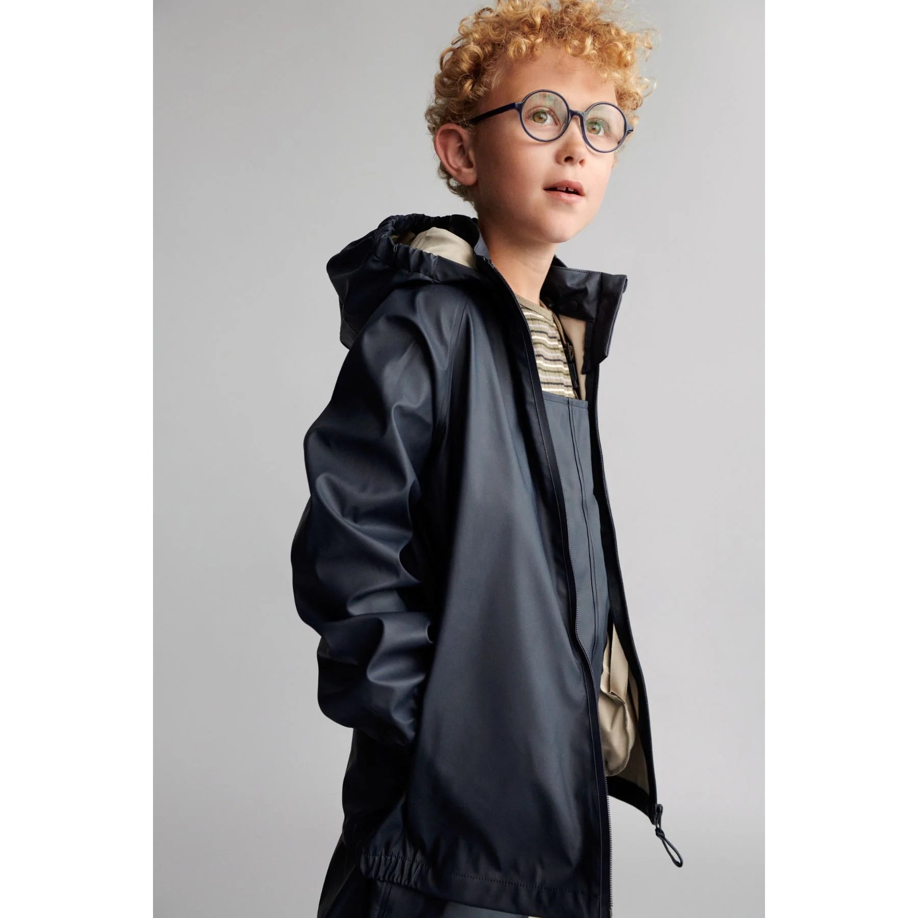 Charlie Overall Rainwear Set - Ink