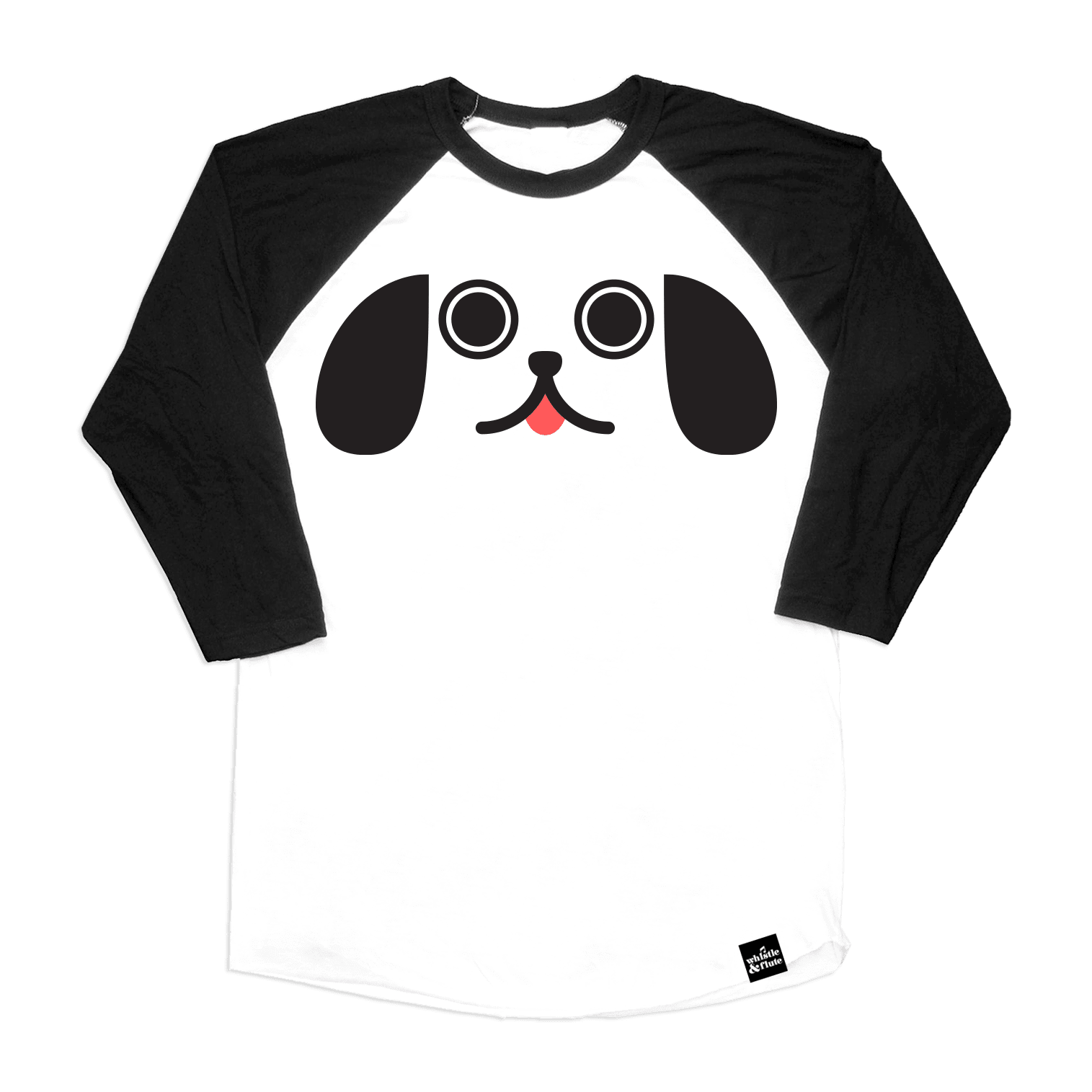 Kawaii Puppy Dog Eyes Baseball T-Shirt