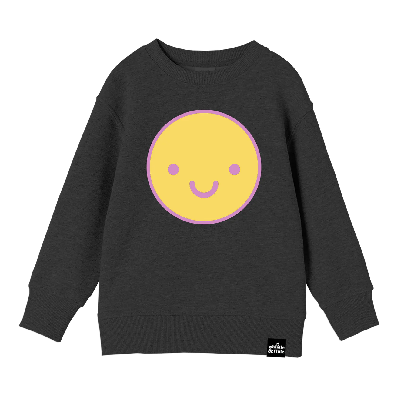 Kawaii Happy Face Sweawtshirt - Size 11-12Y