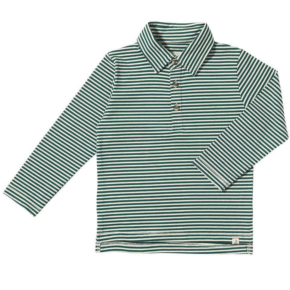 Striped Polo Tee