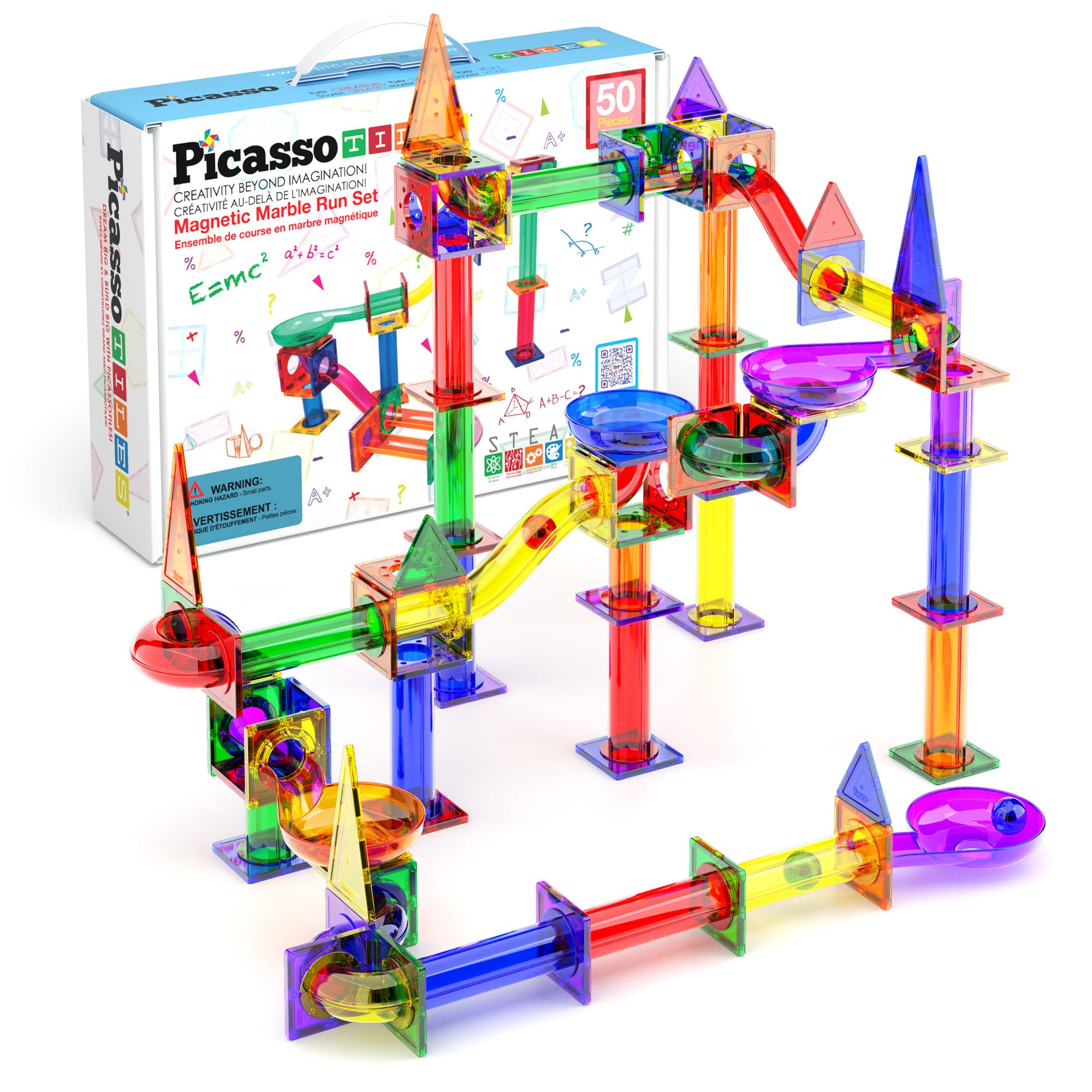 Magnetic Marble Run Track