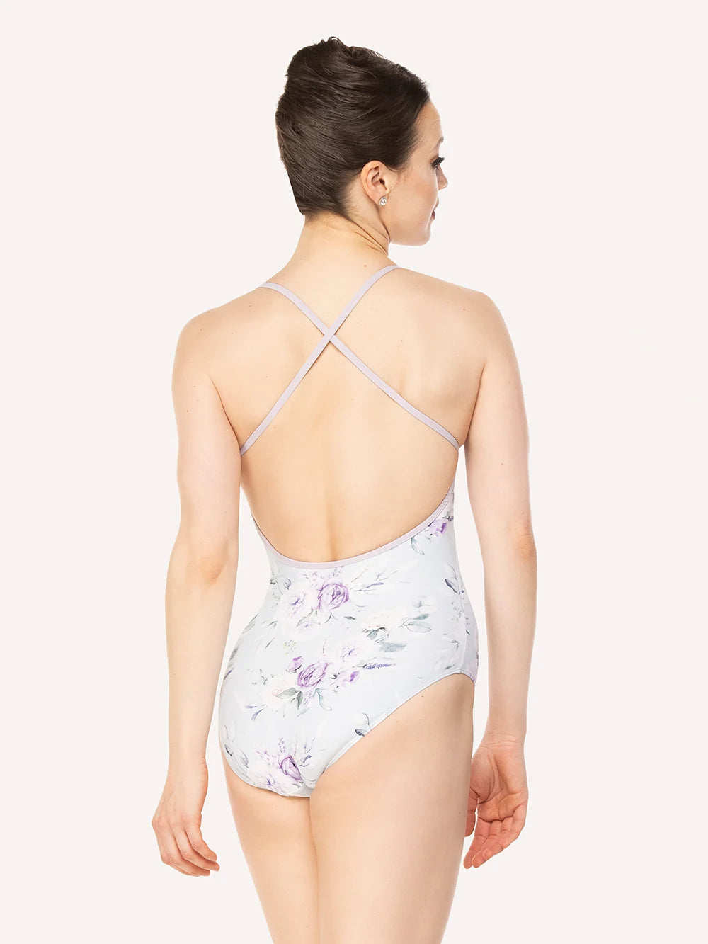 Rachel Leotard - Moonlit Garden Baby Blue