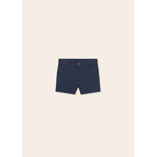 Toddler Navy Cotton Shorts
