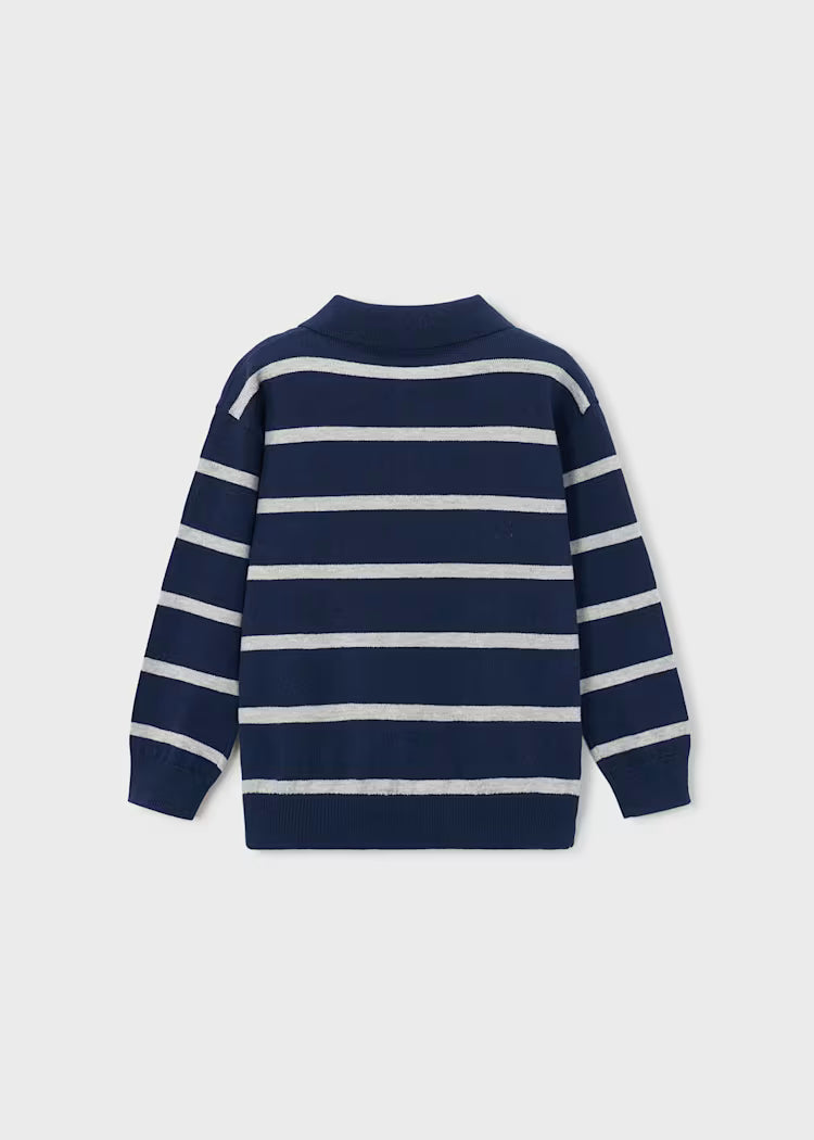 Knit Polo - Striped