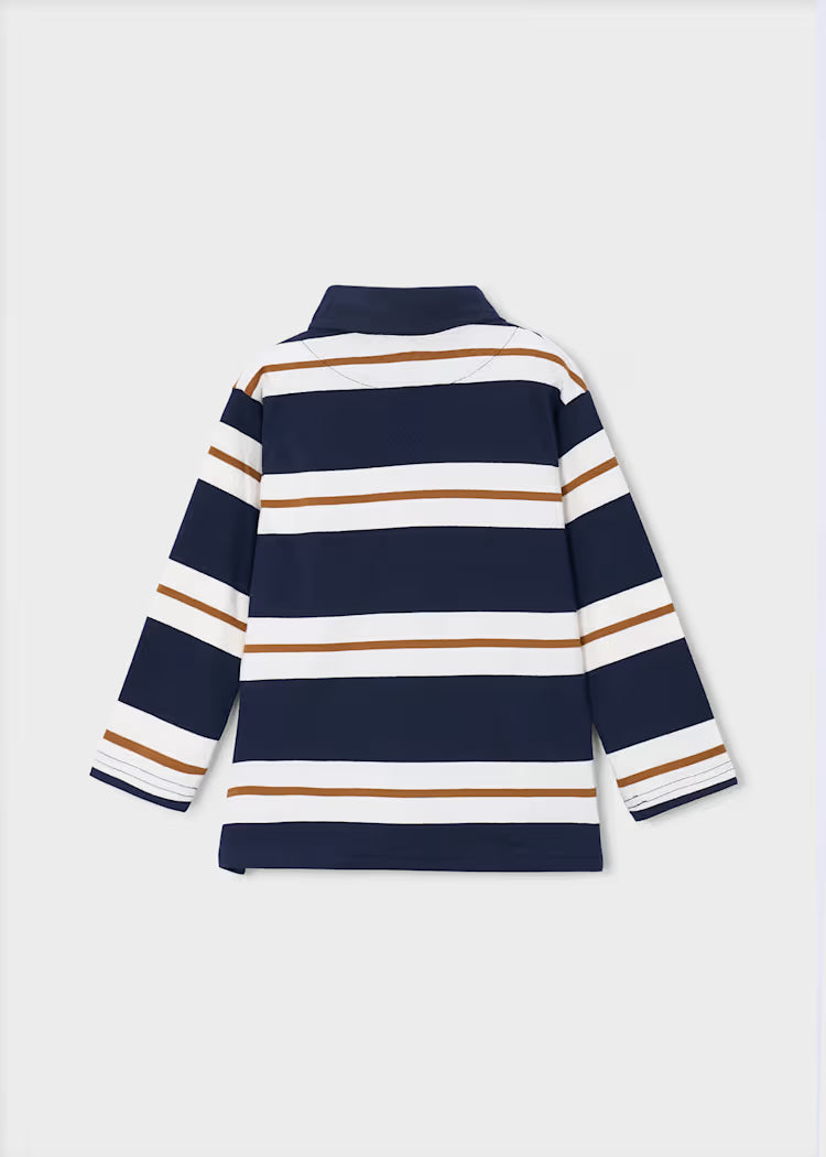 Striped Polo - Ink
