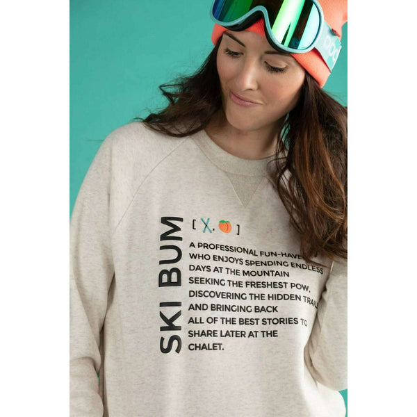 Ski Bum Definition Sweatshirt - Ladies - Size XS