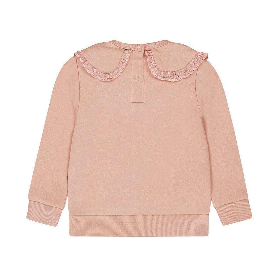 Soft Pink Collar Sweatshirt