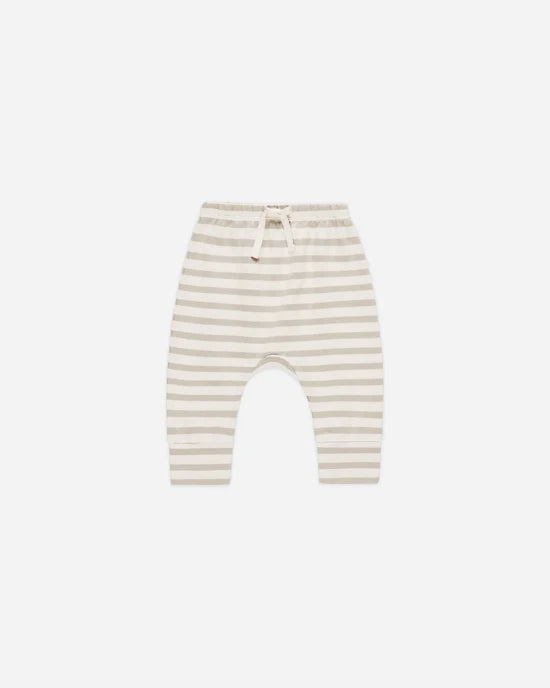 Drawstring Pant - Grey Stripe