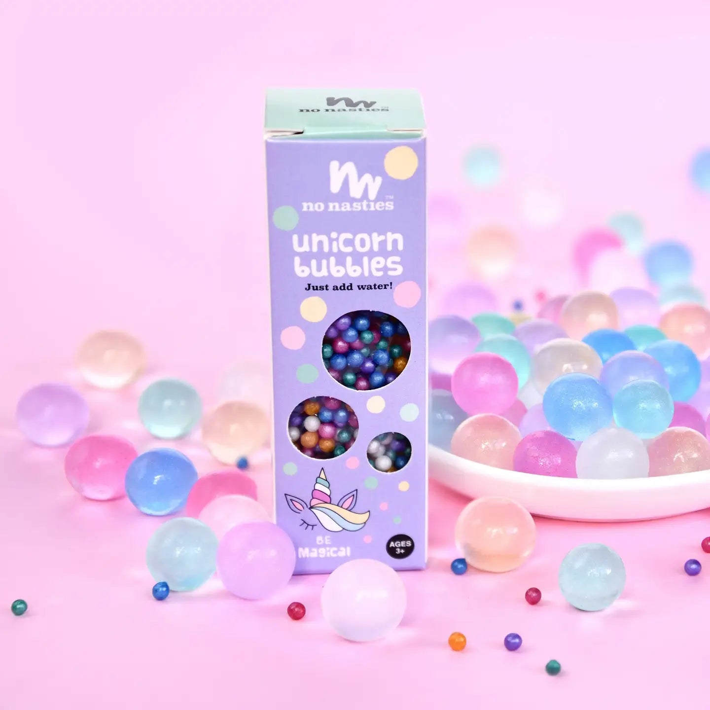 Unicorn Bubbles Pastel Biodegradable Water Beads