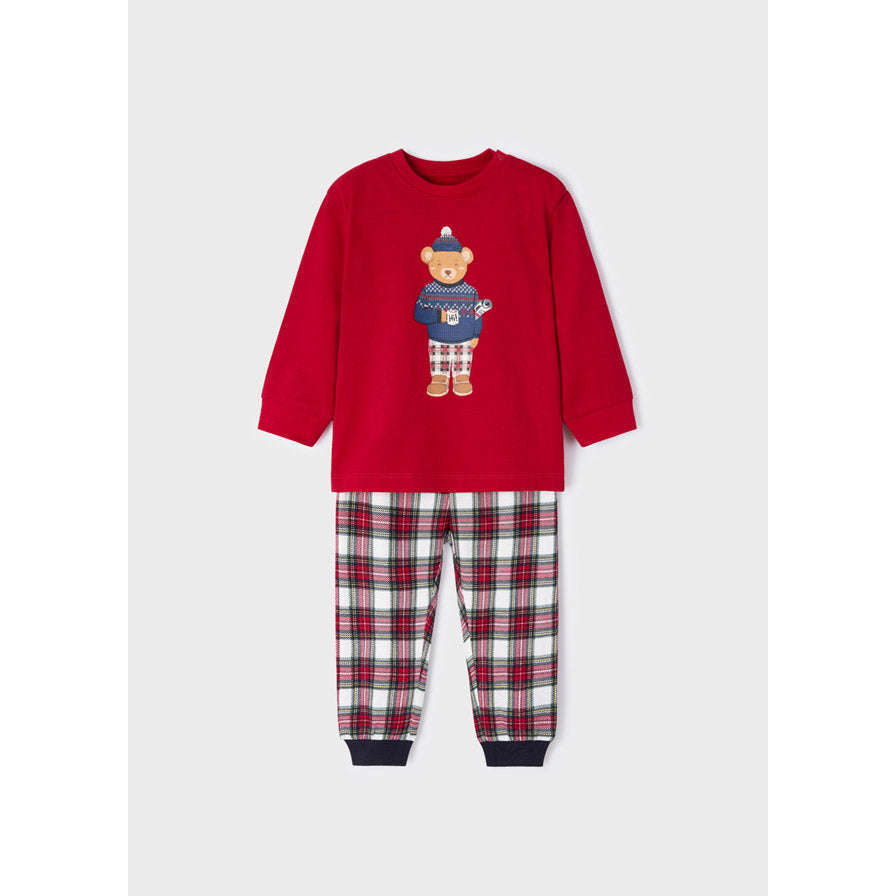 Christmas Bear PJ's - Size 6M & 9M