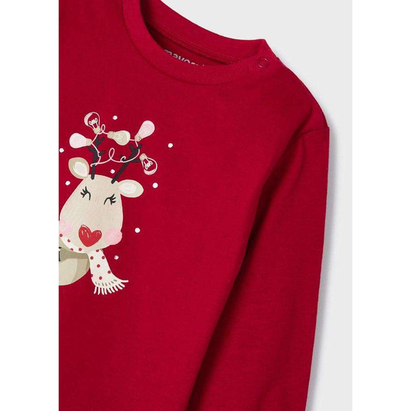 2 Piece Pajamas W/ Bag - Reindeer
