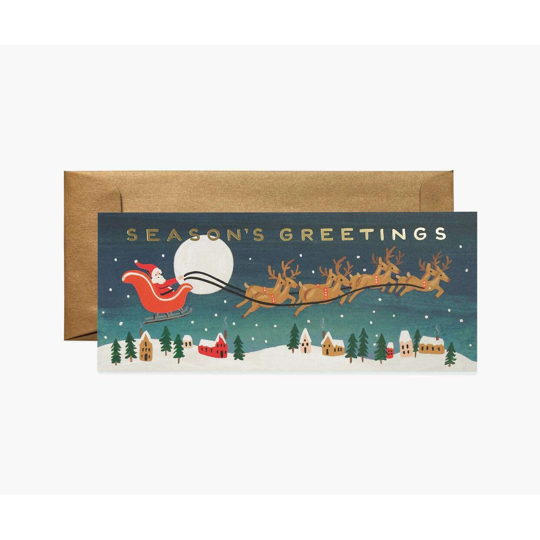 Santa's Sleigh Card