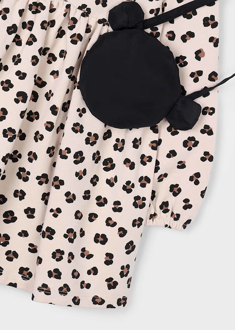 Fleece Dress w/ Purse