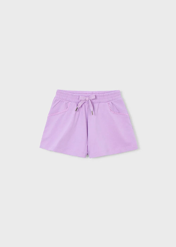 Lilac Terry Shorts