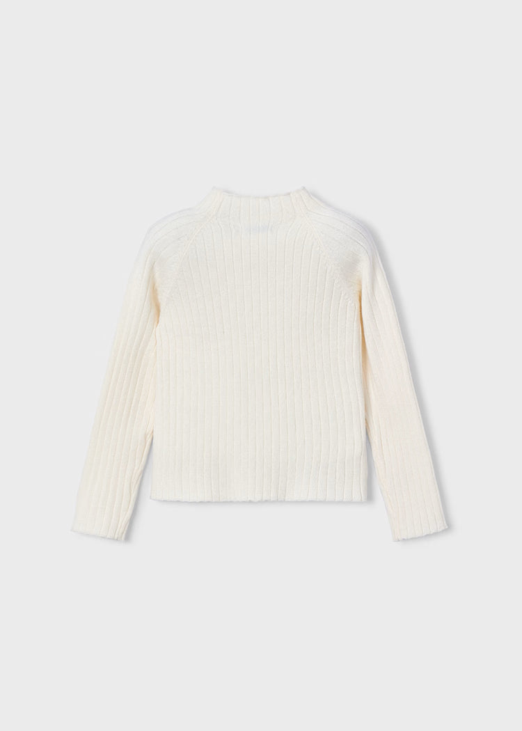 Mock Neck Knit Sweater