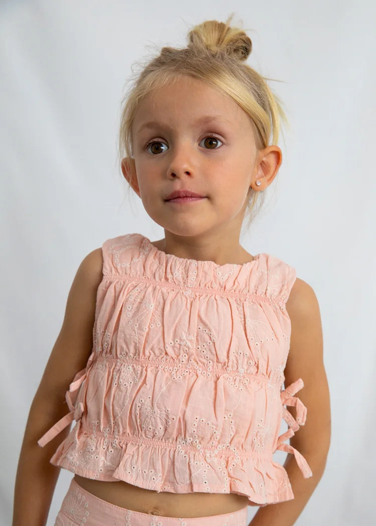 Blossom Ruched Top & Pants Set