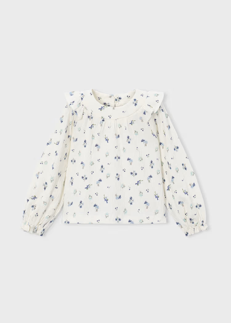 Flower Print Blouse