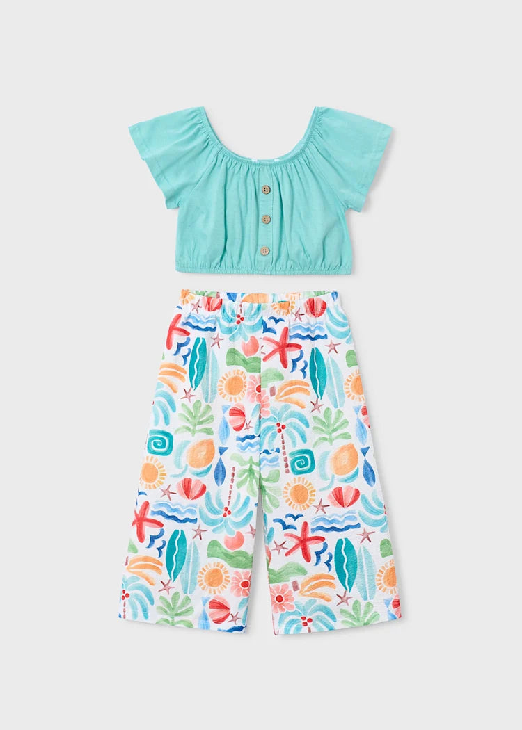 Beach Top & Pants Set