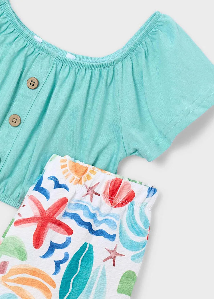 Beach Top & Pants Set