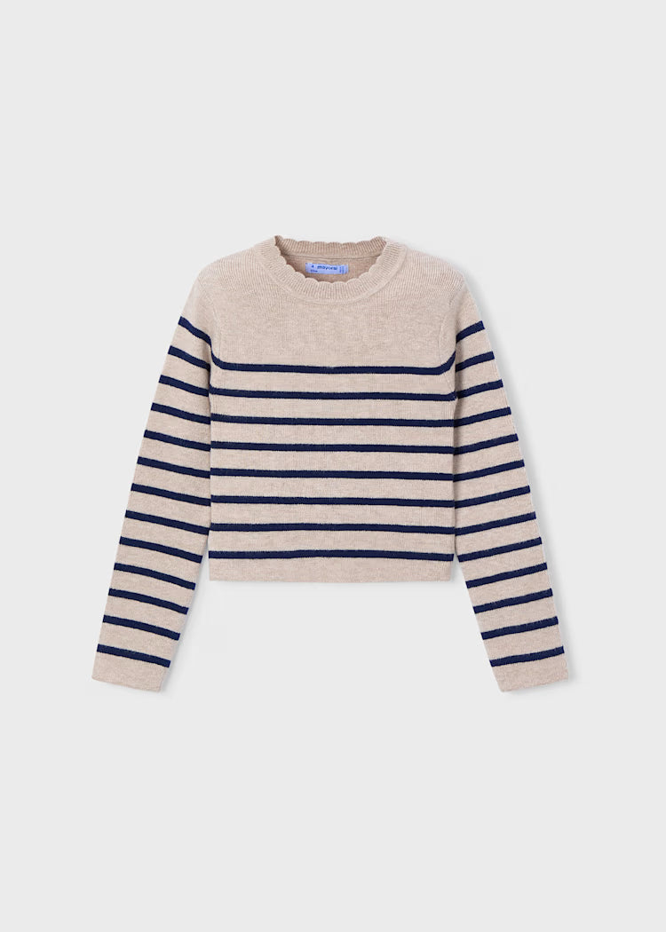 Striped Knit Sweater