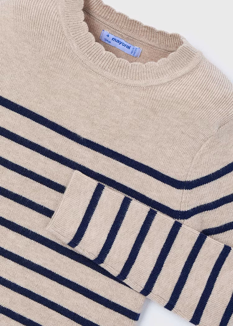 Striped Knit Sweater