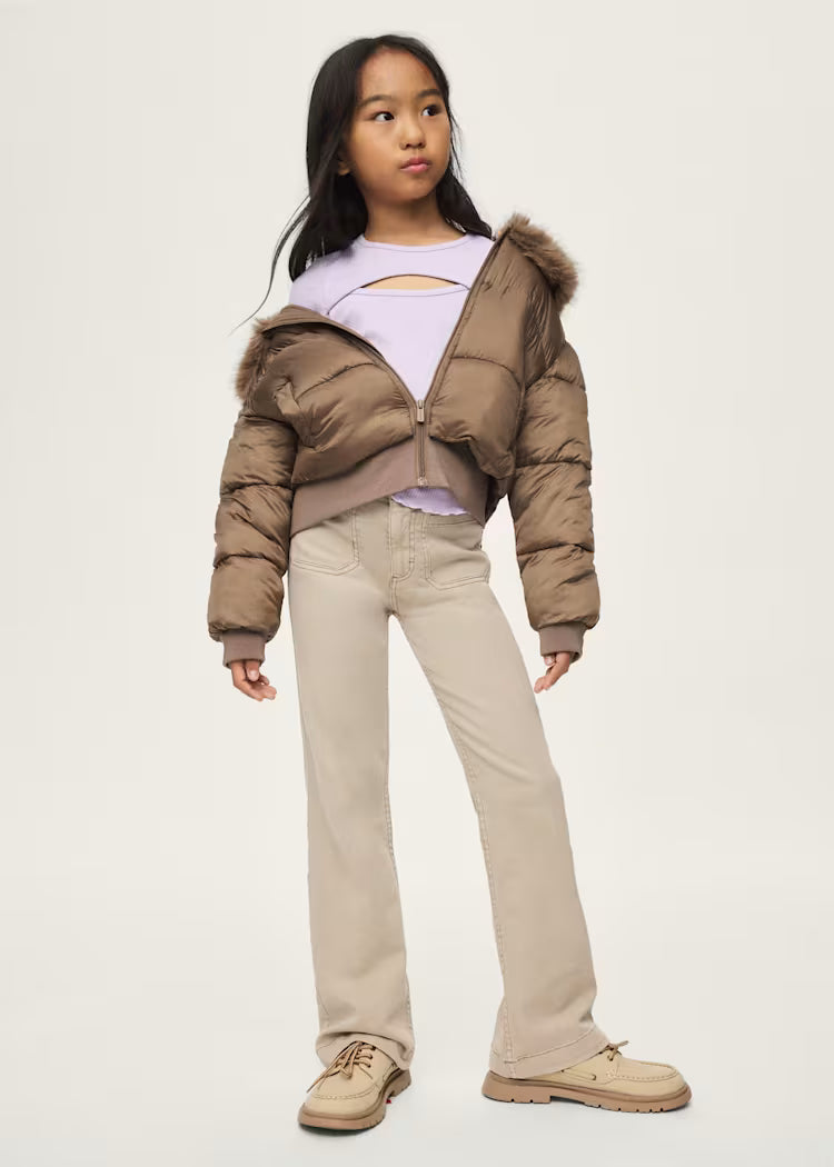 Twill Flare Pants - Sand