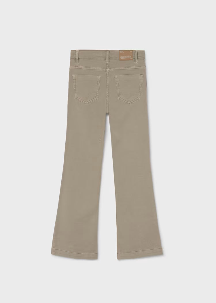 Twill Flare Pants - Sand