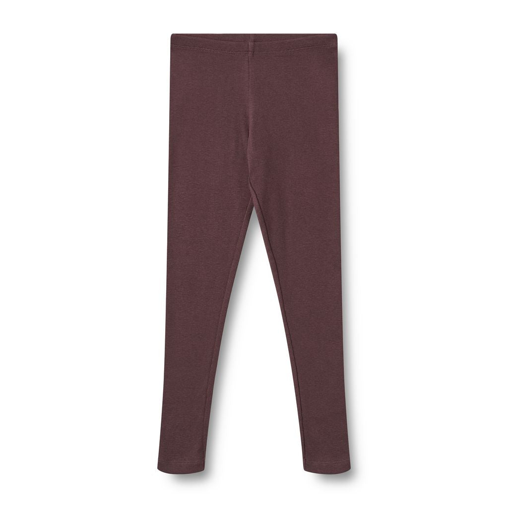 Rib Leggings - Fudge