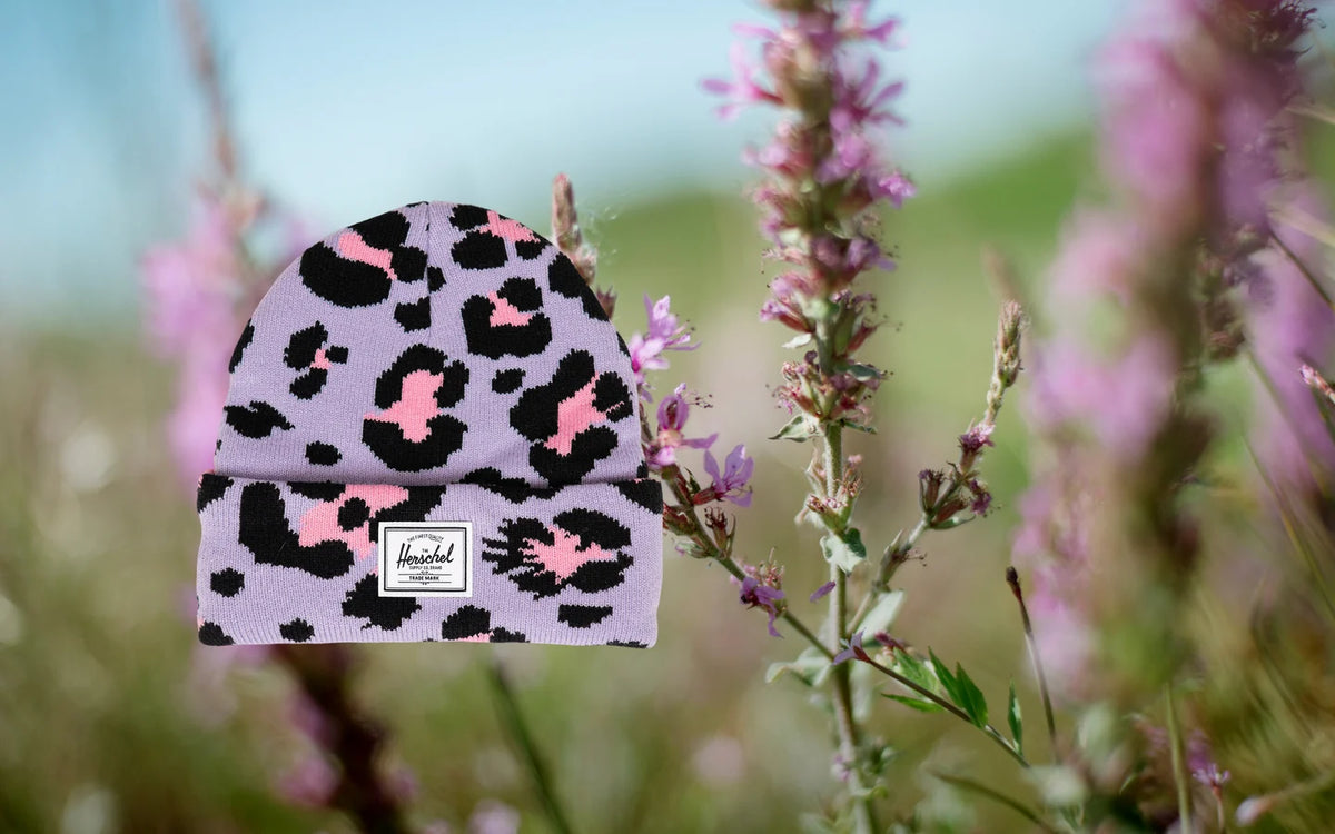 Graphic Kids Elmer Beanie - Leopard Pink