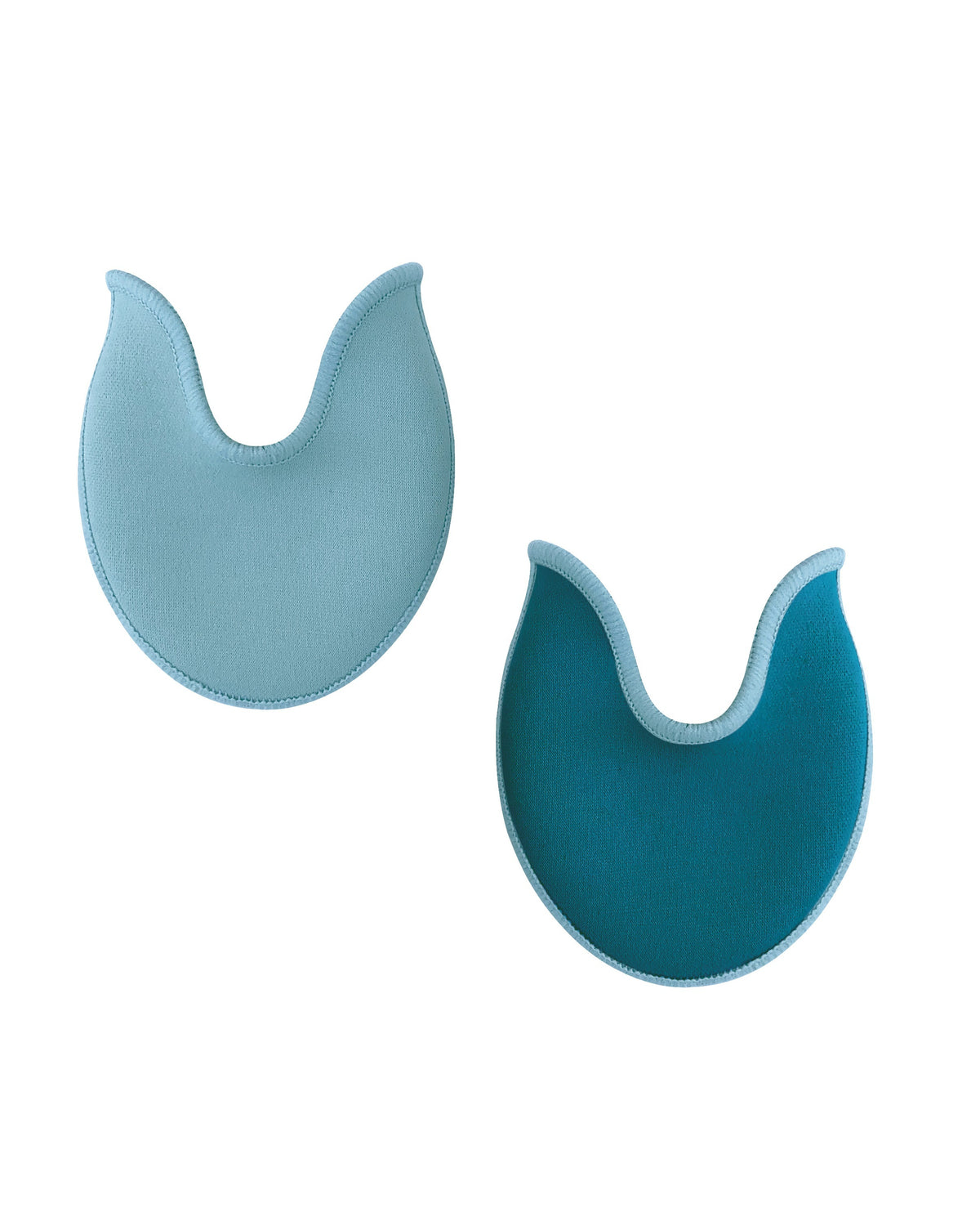 Reversible Two-Tone Toe Pads