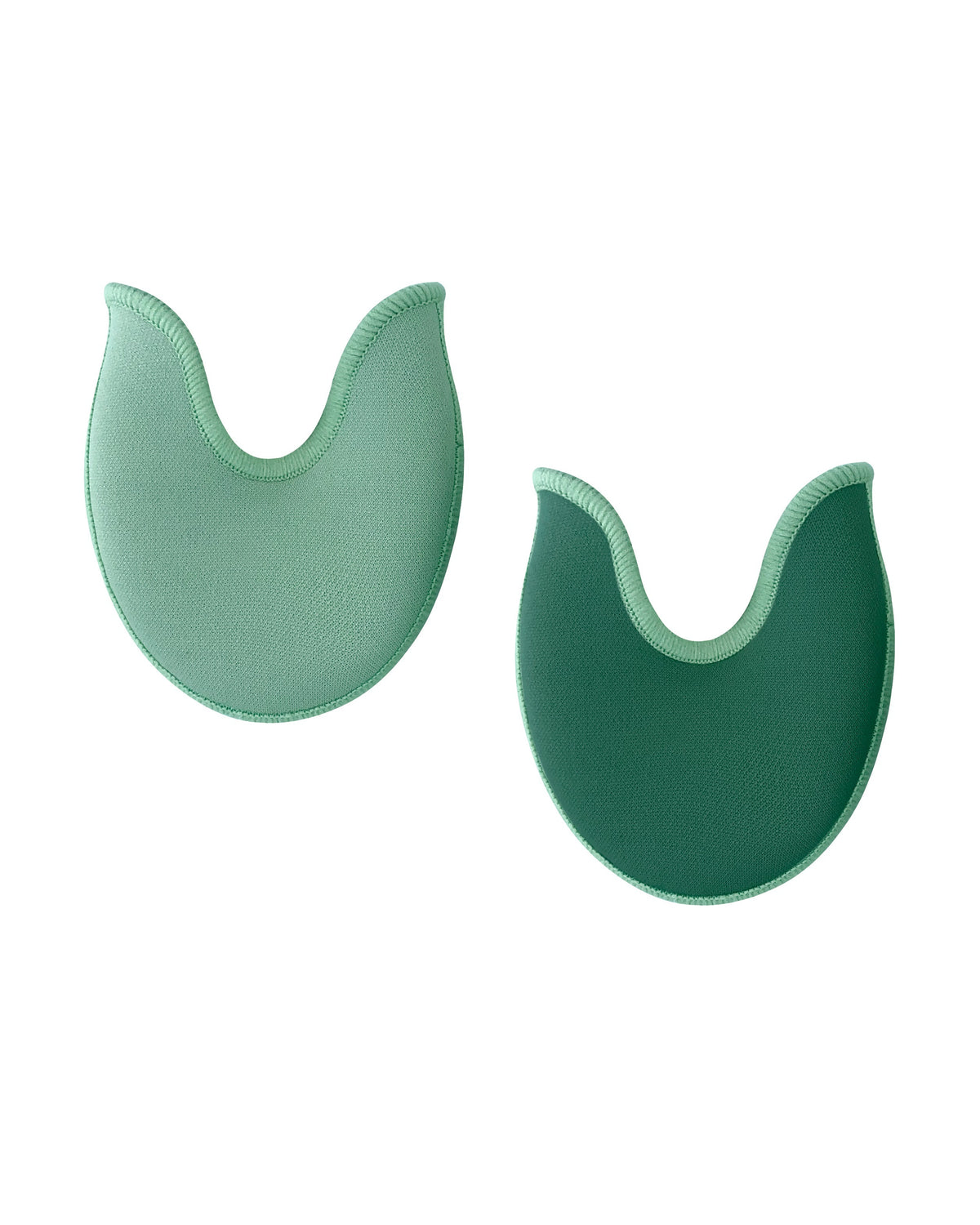 Reversible Two-Tone Toe Pads