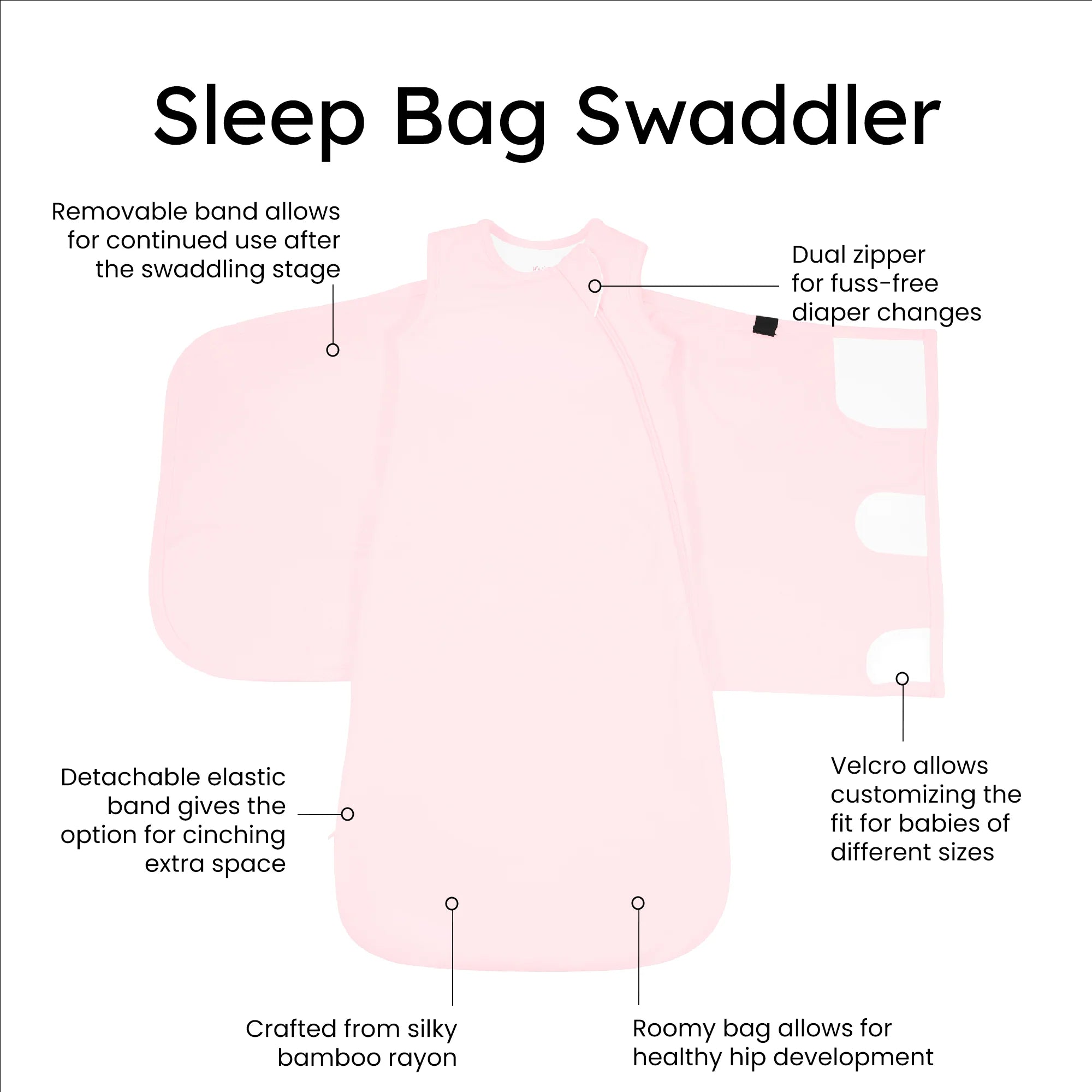 Sleep Bag Swaddler in Sakura