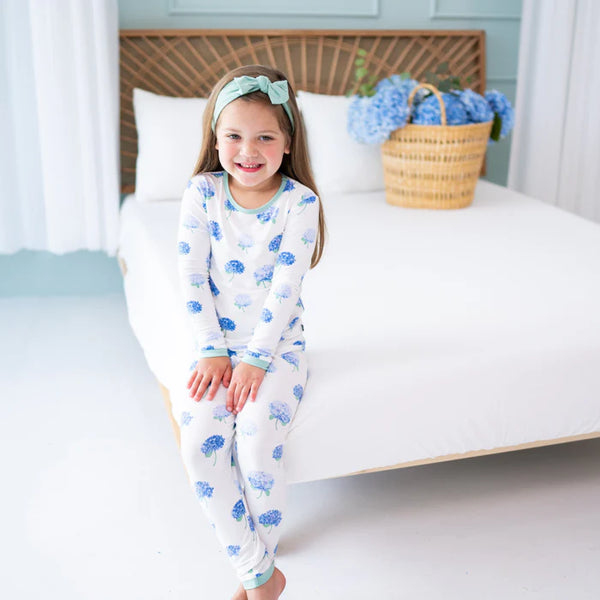 Pajama Set in Hydrangea