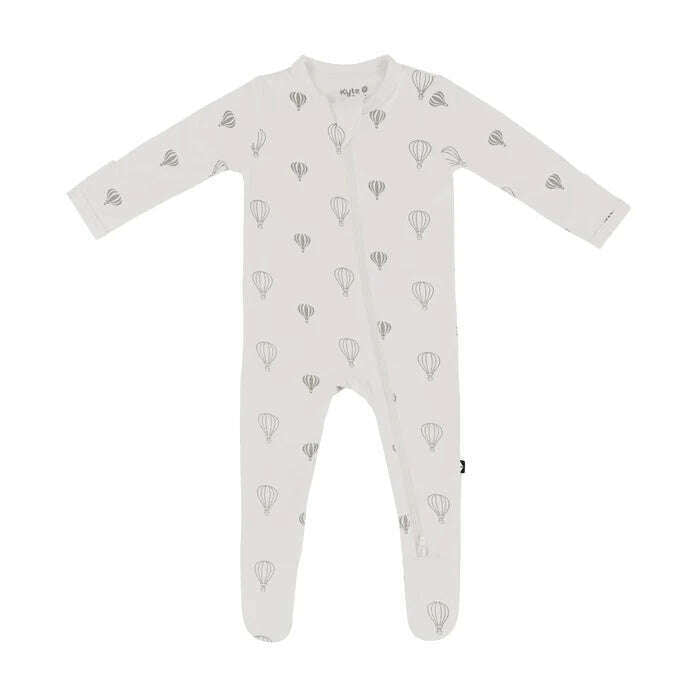 Zippered Footie in Hot Air Balloon - Size 12-18M