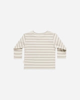 Long Sleeve Tee - Grey Stripe