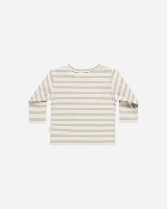 Long Sleeve Tee - Grey Stripe