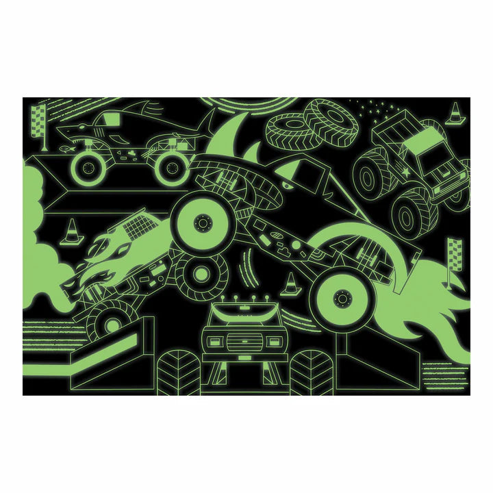 Monster Trucks Glow-in-the-Dark Puzzle