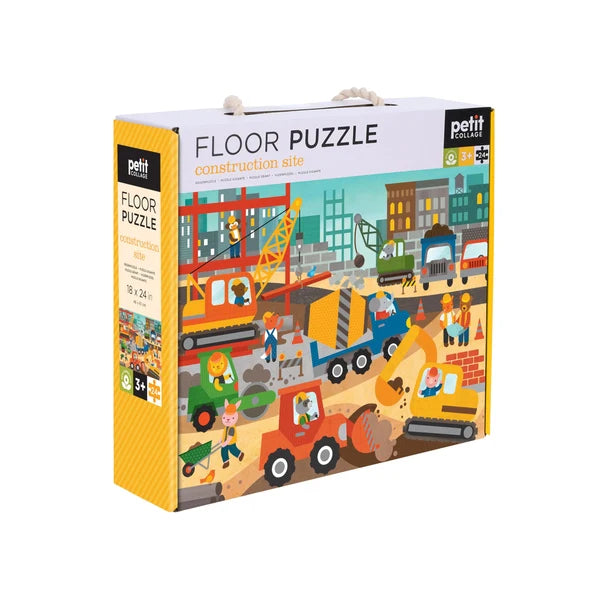 Floor Puzzle, Construction Site, 24-Pieces