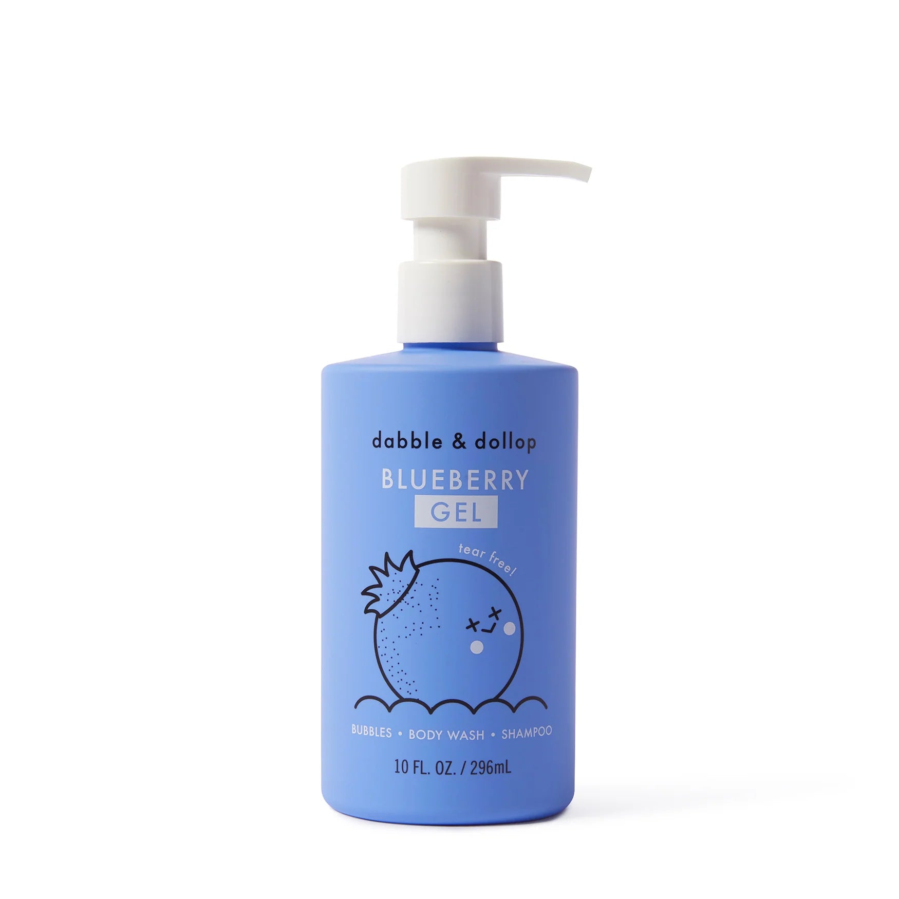 Tear Free Shampoo, Body Wash & Bubbles 3 in 1 - Blueberry