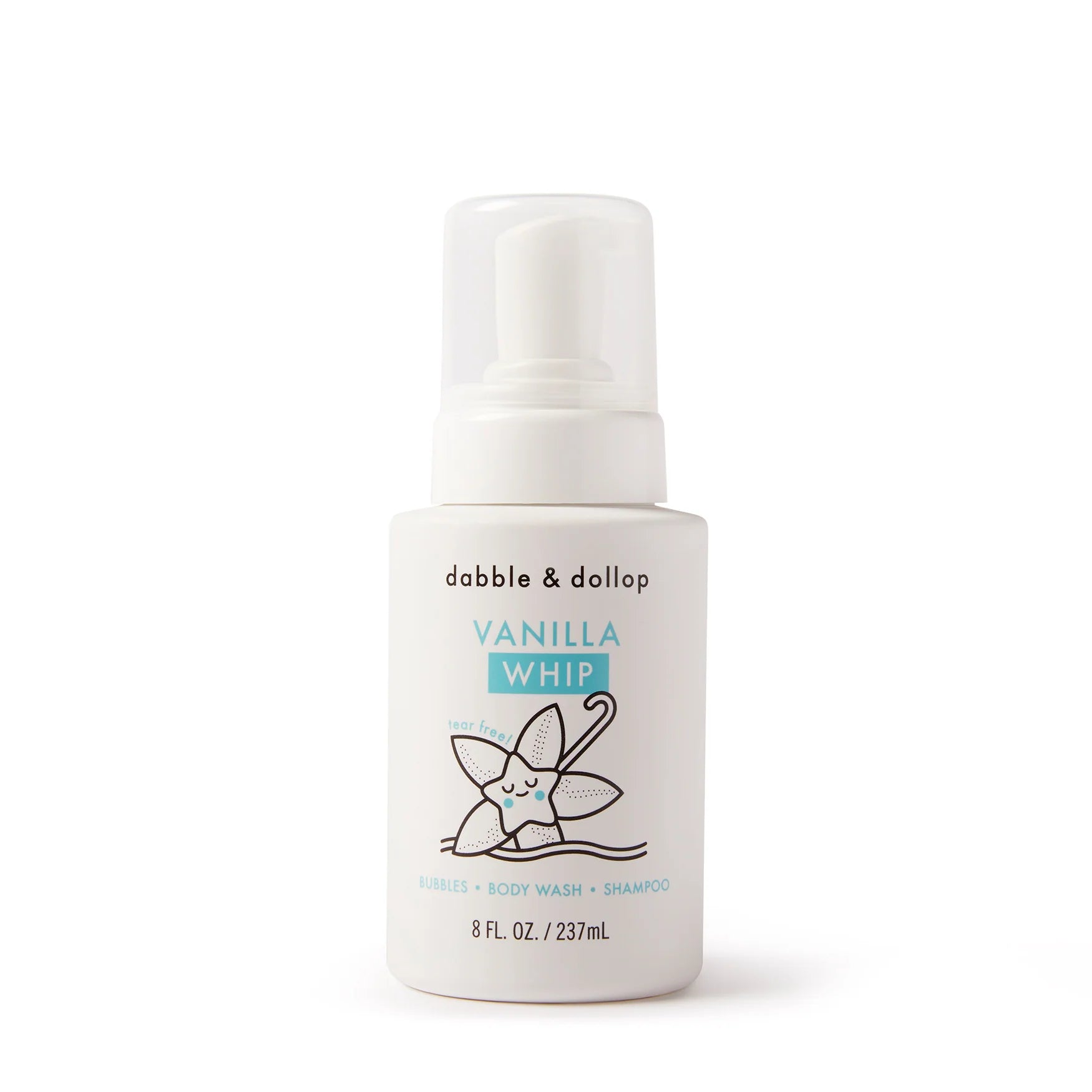 Tear Free Foaming Shampoo, Bath Wash & Bubbles 3 in 1 - Vanilla
