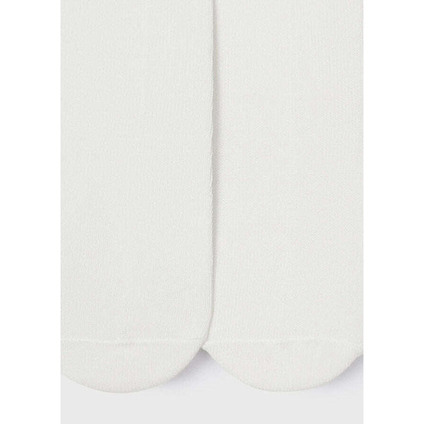 Baby Off White Solid Tights - Size 6M