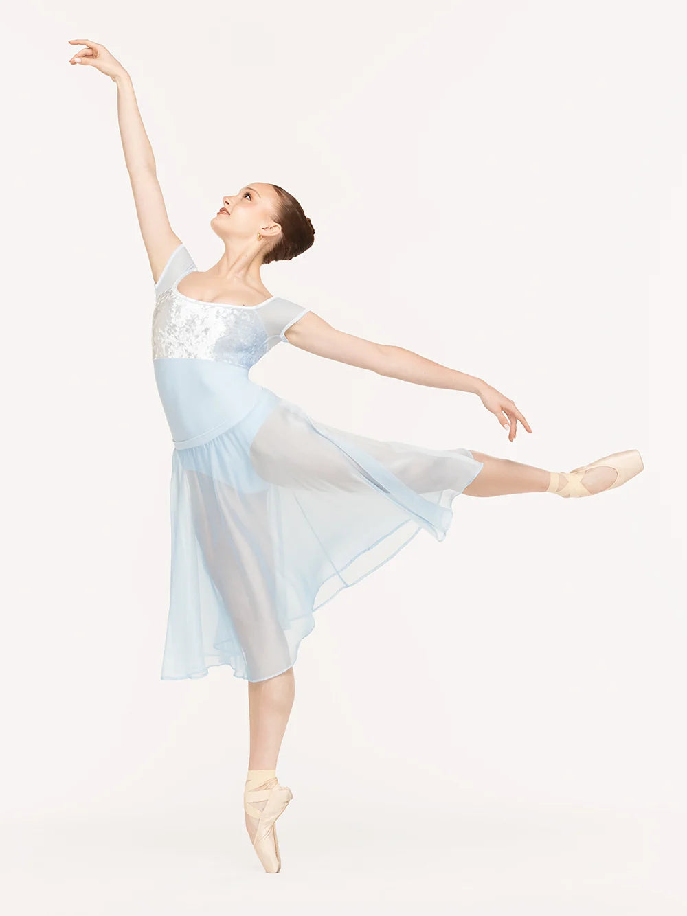 Jane Leotard True Blue Crushed Velvet
