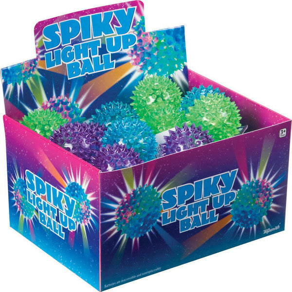 Spiky Light Up Ball - Assorted Colours
