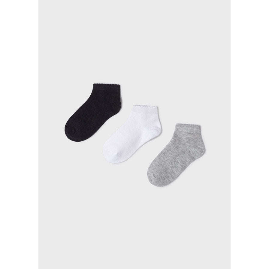 3 pk Socks - Girls - Size 6 & 8